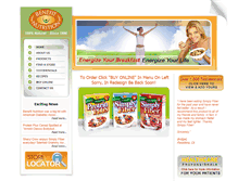 Tablet Screenshot of benefitnutrition.com